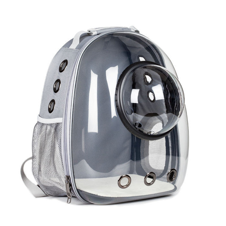 Transparent Skylight Pet Backpack Breathable Large Capacity Travel Carrier Bag