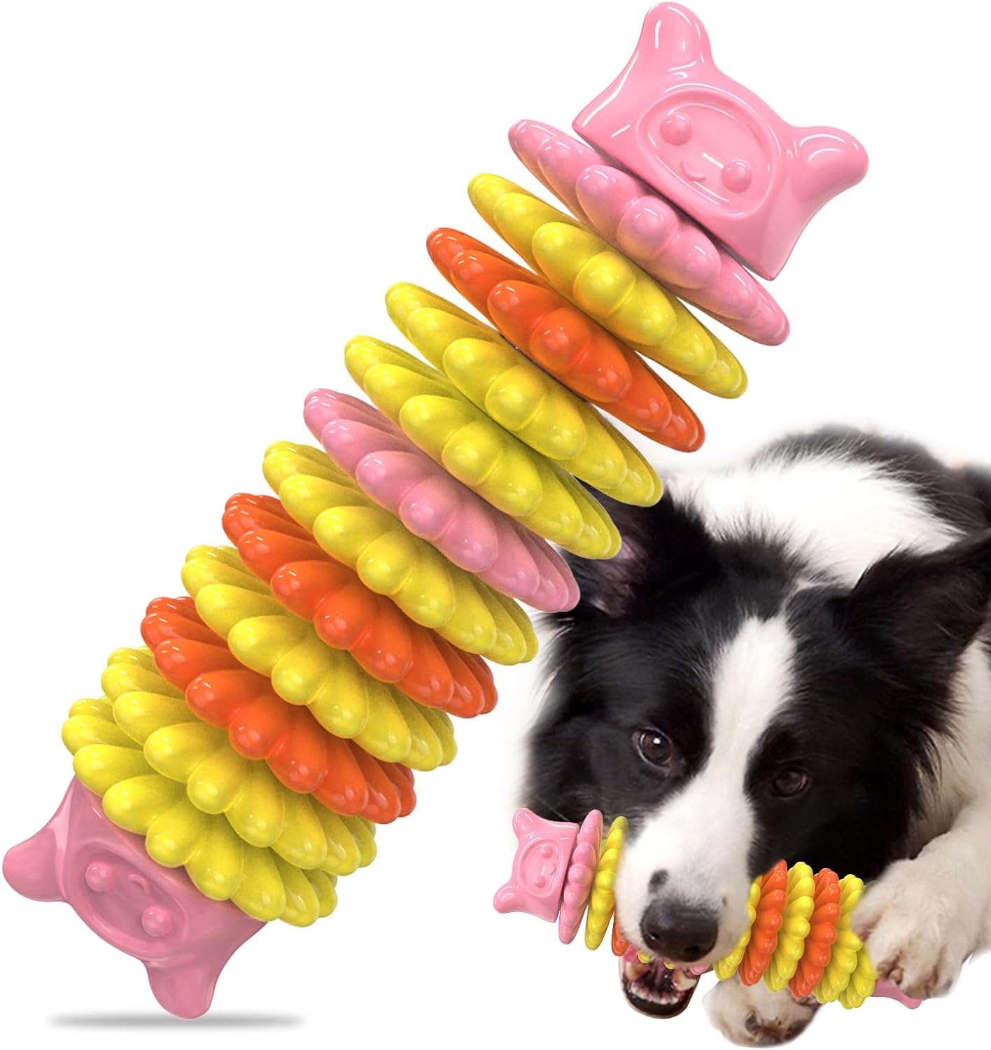Durable Pet Chew Toy Indestructible Rubber Interactive Outdoor Entertainment