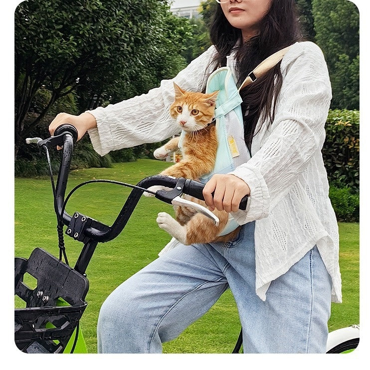Portable Pet Chest Backpack Walking Travel Carrier Bag