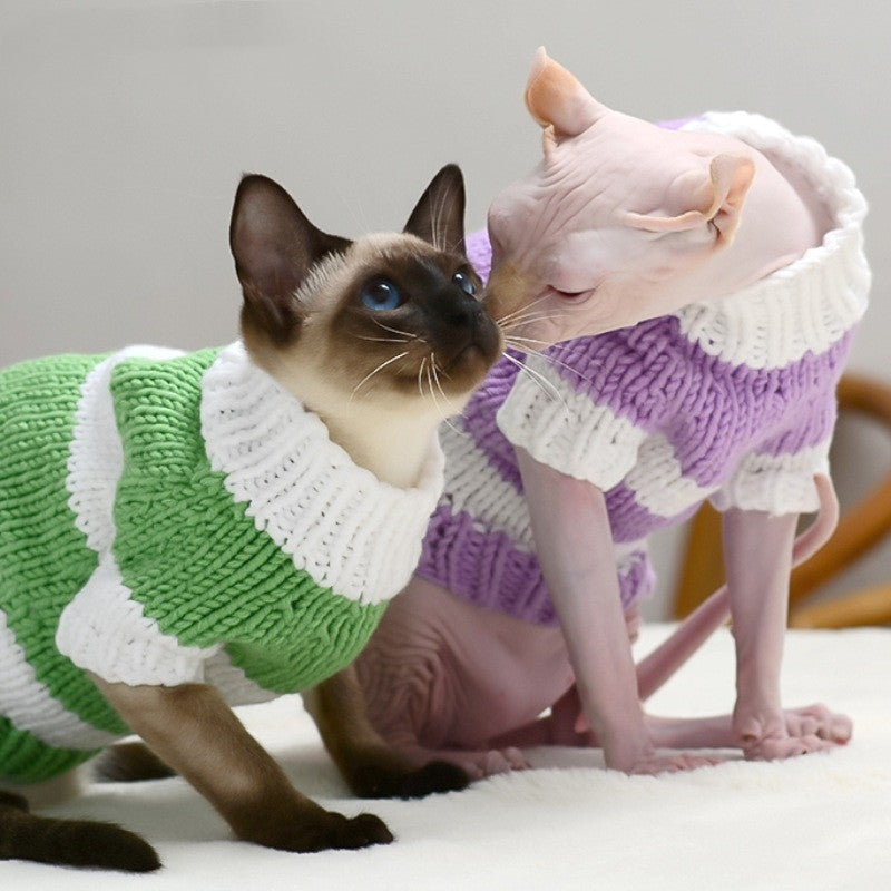 Hairless Pet Sweater Warm Cozy Clothing