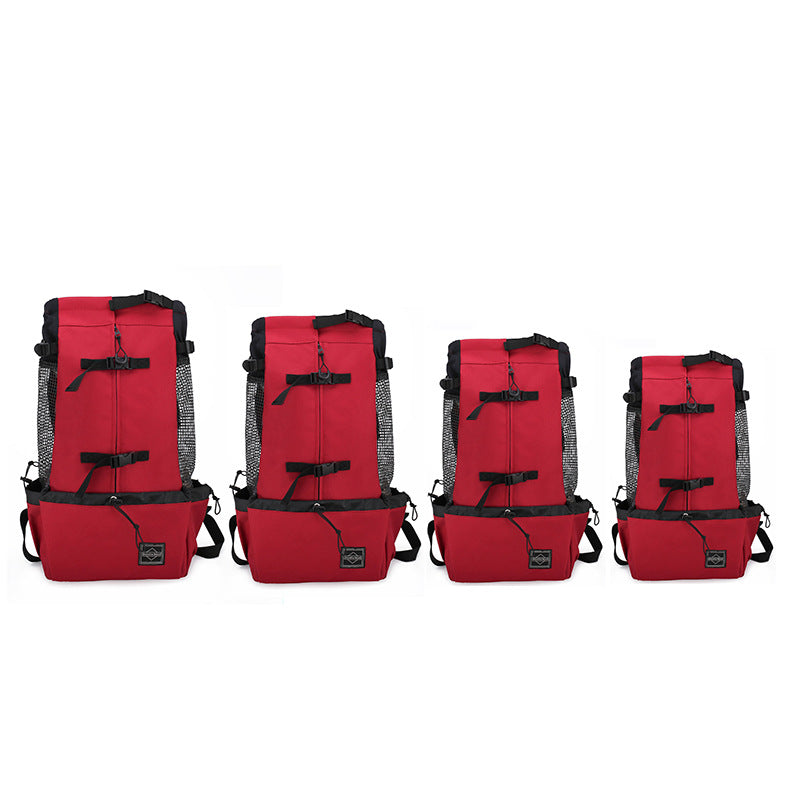 Pet Carrier Backpack Portable Travel Outdoor Double Shoulder Bag