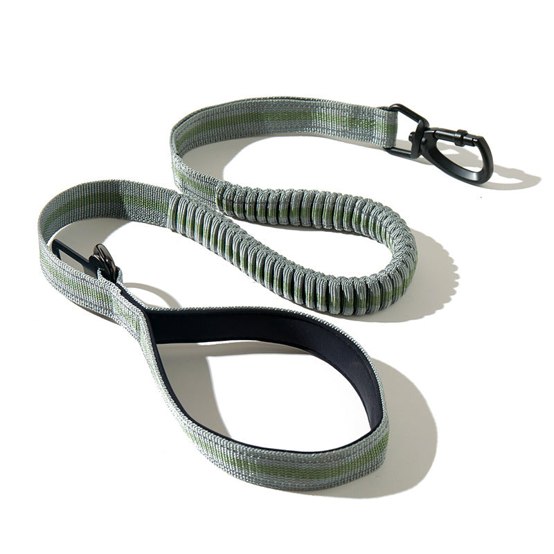 Fluorescent Pet Elastic Retractable Leash Explosion Proof Tool
