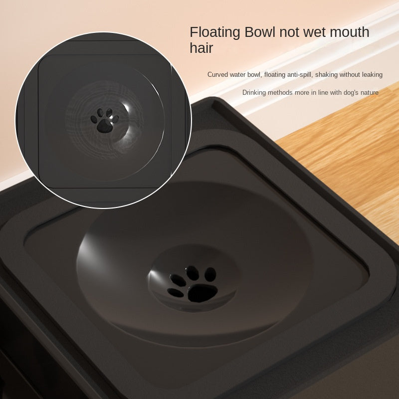 Adjustable Height Double Bowl Elevated Pet Feeder Stand