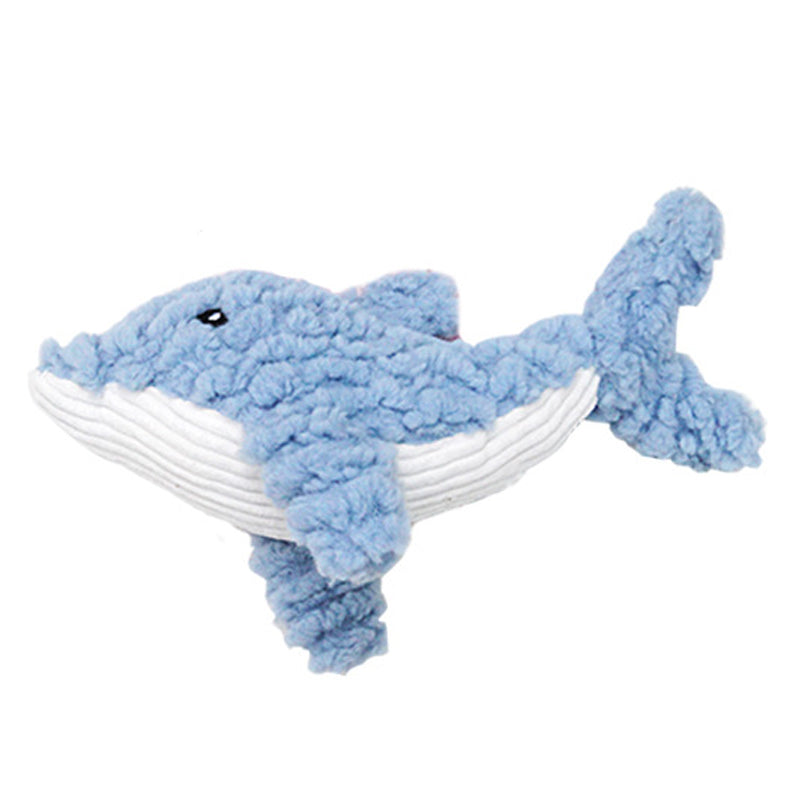 Plush Pet Animal Shape Bite Resistant Squeaky Training Toy