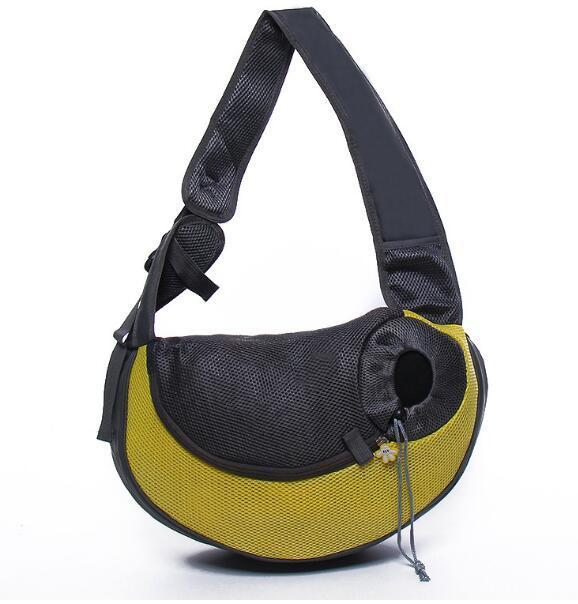 Pet Mesh Travel Carrier Handbag Sling Shoulder Bag Outdoor Tote