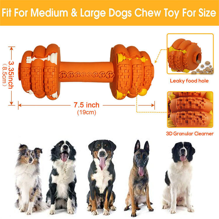 Durable Pet Chew Toy Food Grade Teeth Cleaning Interactive Toy