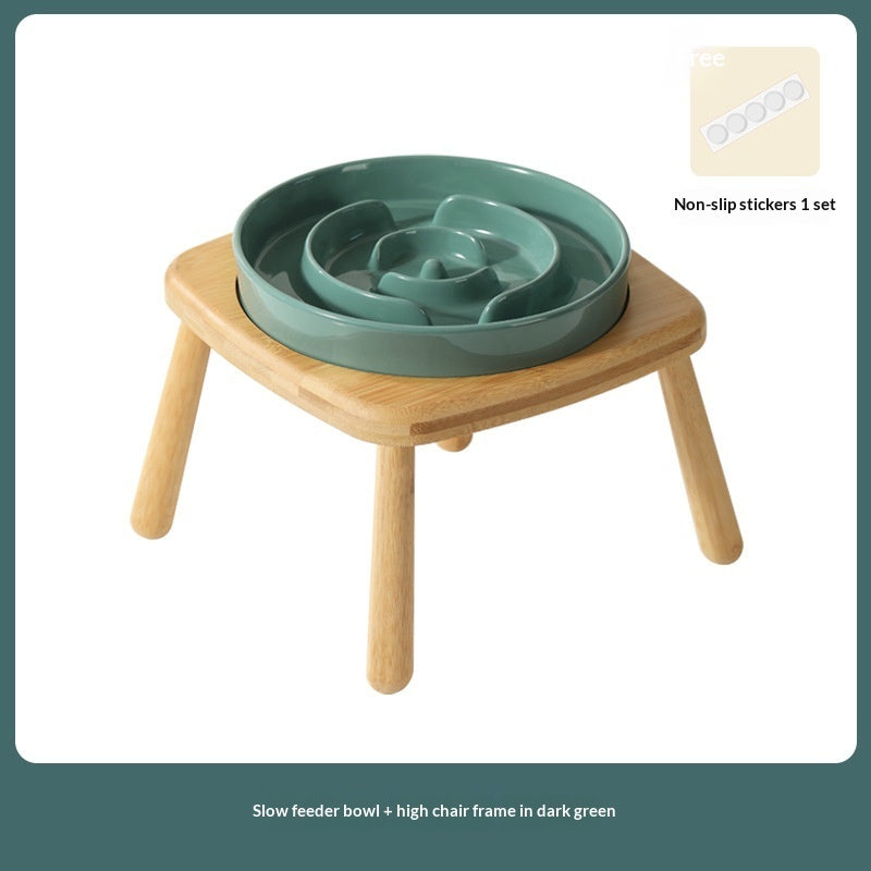Ceramic Slow Feeding Anti Choking Feeder Bowl