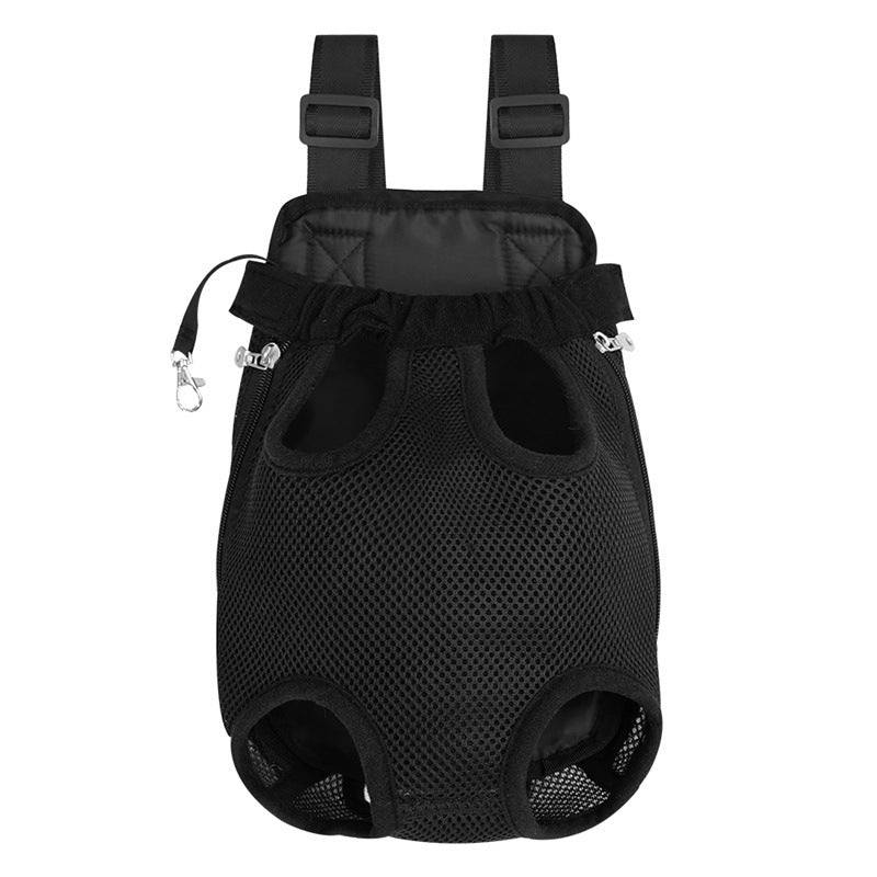 Breathable Portable Pet Backpack Mesh Travel Carrier Bag