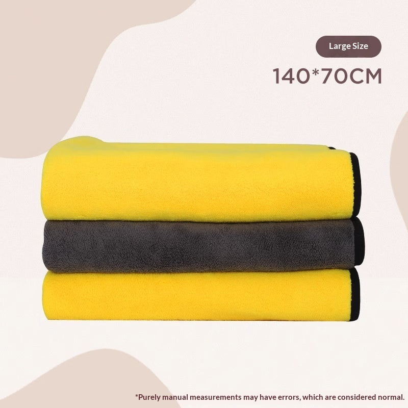 Super Absorbent Pet Bath Towel Quick Drying Grooming Cloth For Pets