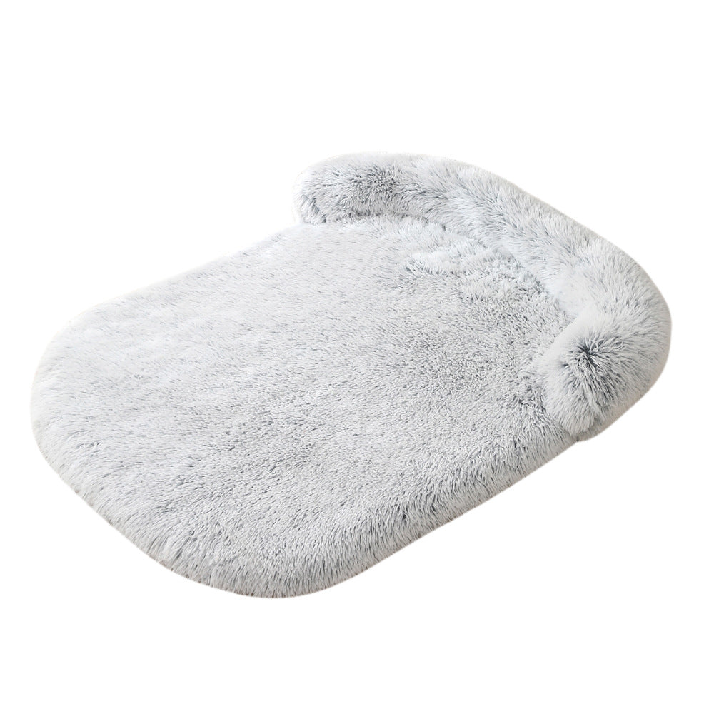 Plush Pet House Bed With Warm Soft Cushion Comfort