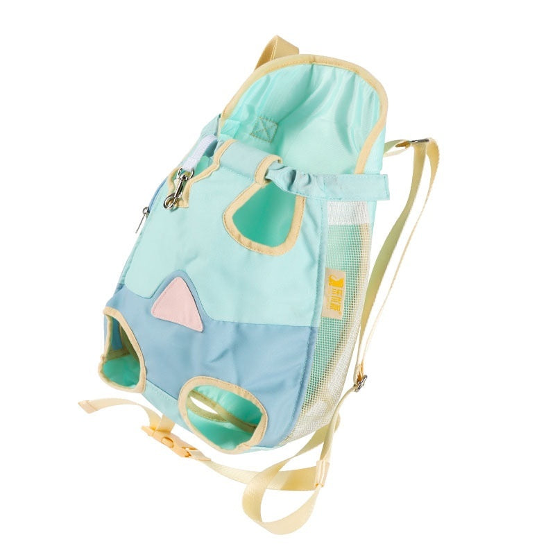 Portable Pet Chest Backpack Walking Travel Carrier Bag