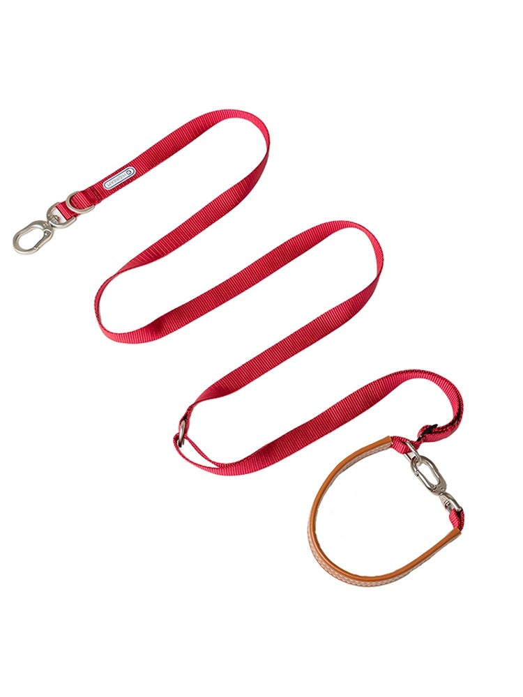 Knitted Pet Traction Rope Chain Durable Walking Leash Tool