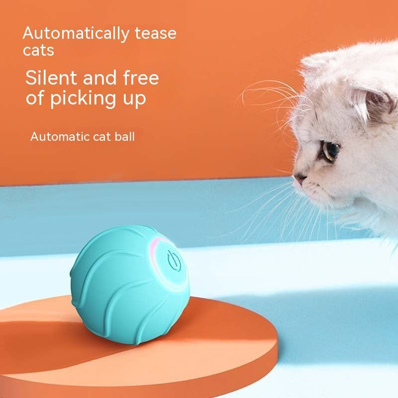 Smart Pet Rolling Ball Interactive Automatic USB Teasing Toy