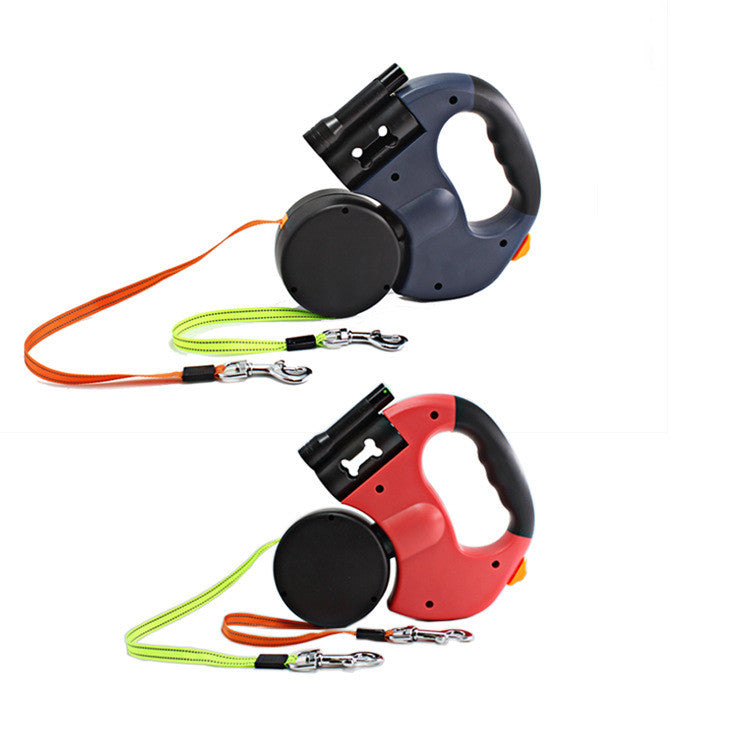 Dual Headed Pet Retractable Leash
