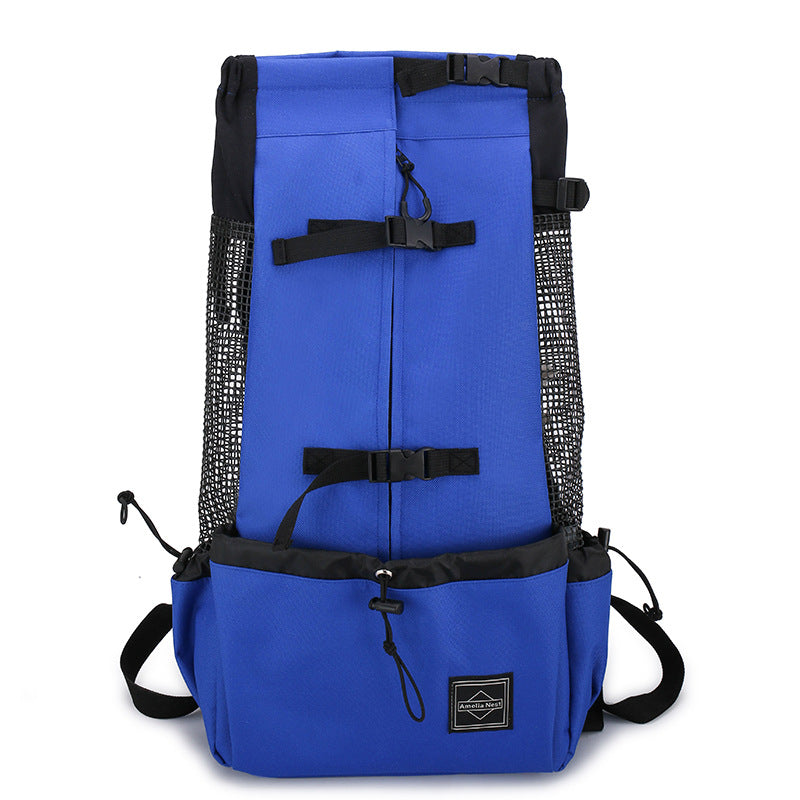 Pet Carrier Backpack Portable Travel Outdoor Double Shoulder Bag