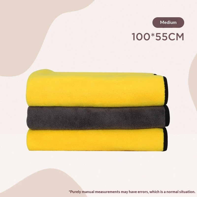 Super Absorbent Pet Bath Towel Quick Drying Grooming Cloth For Pets