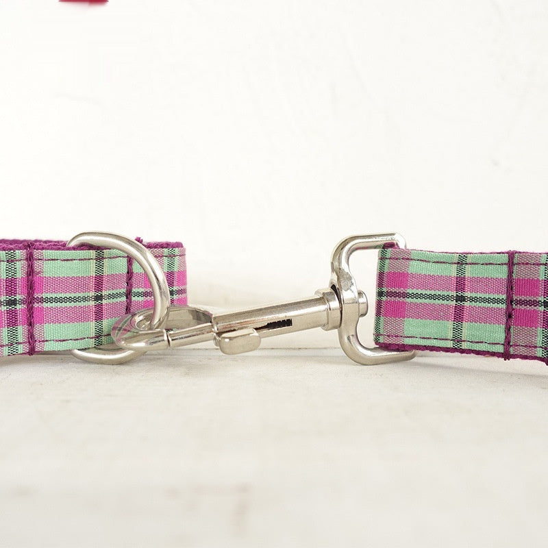 Pet Tear Resistant Collar And Leash Traction Belt Set