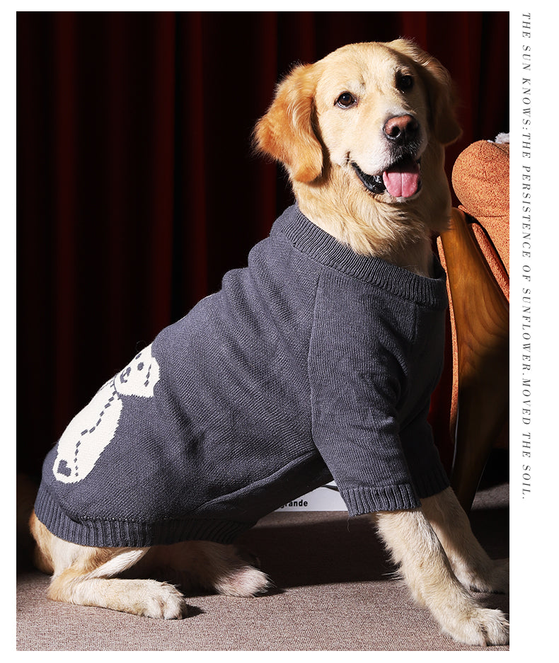 Winter Warm Large Pet Thick Sweater Clothing