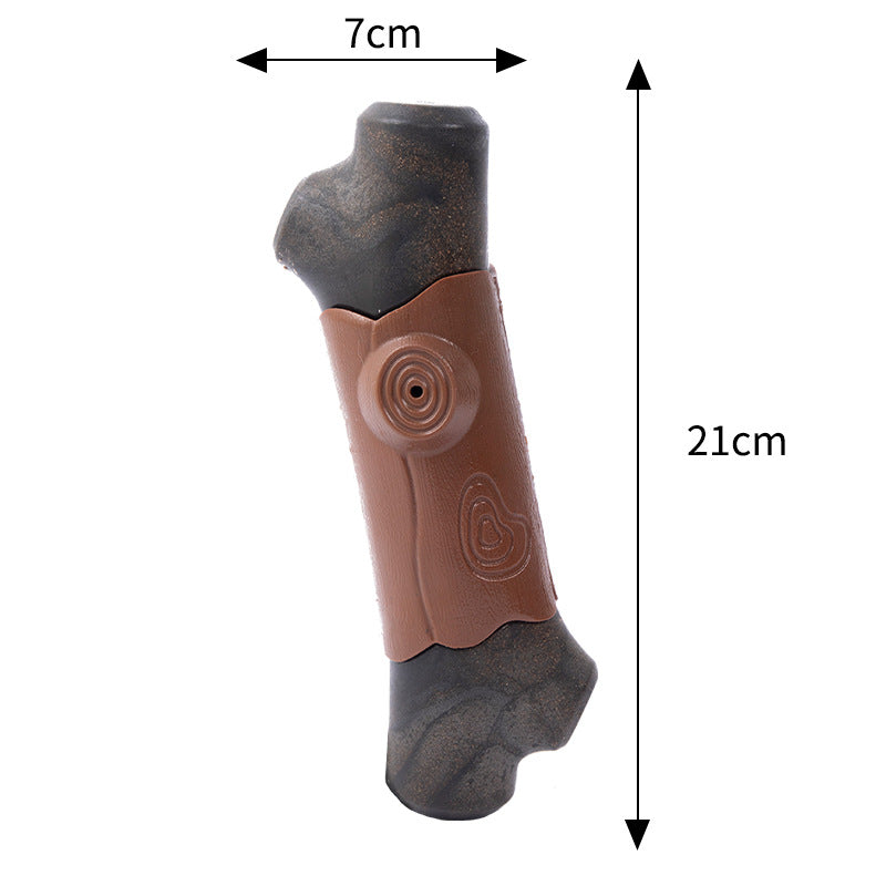 Tough Pet Chew Toy Indestructible Durable Bacon Flavor Interactive Toy