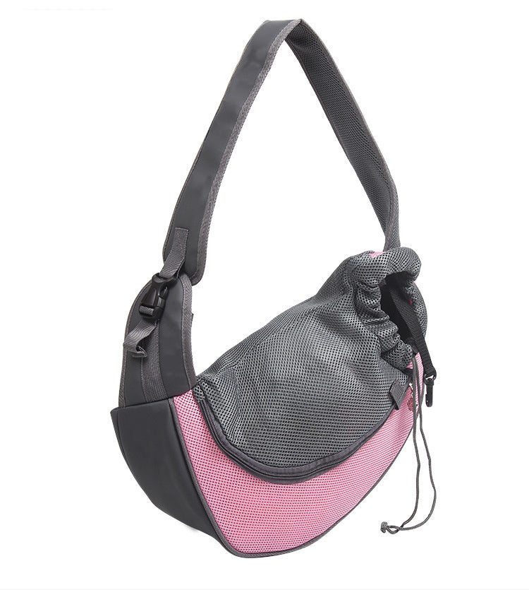 Pet Mesh Travel Carrier Handbag Sling Shoulder Bag Outdoor Tote