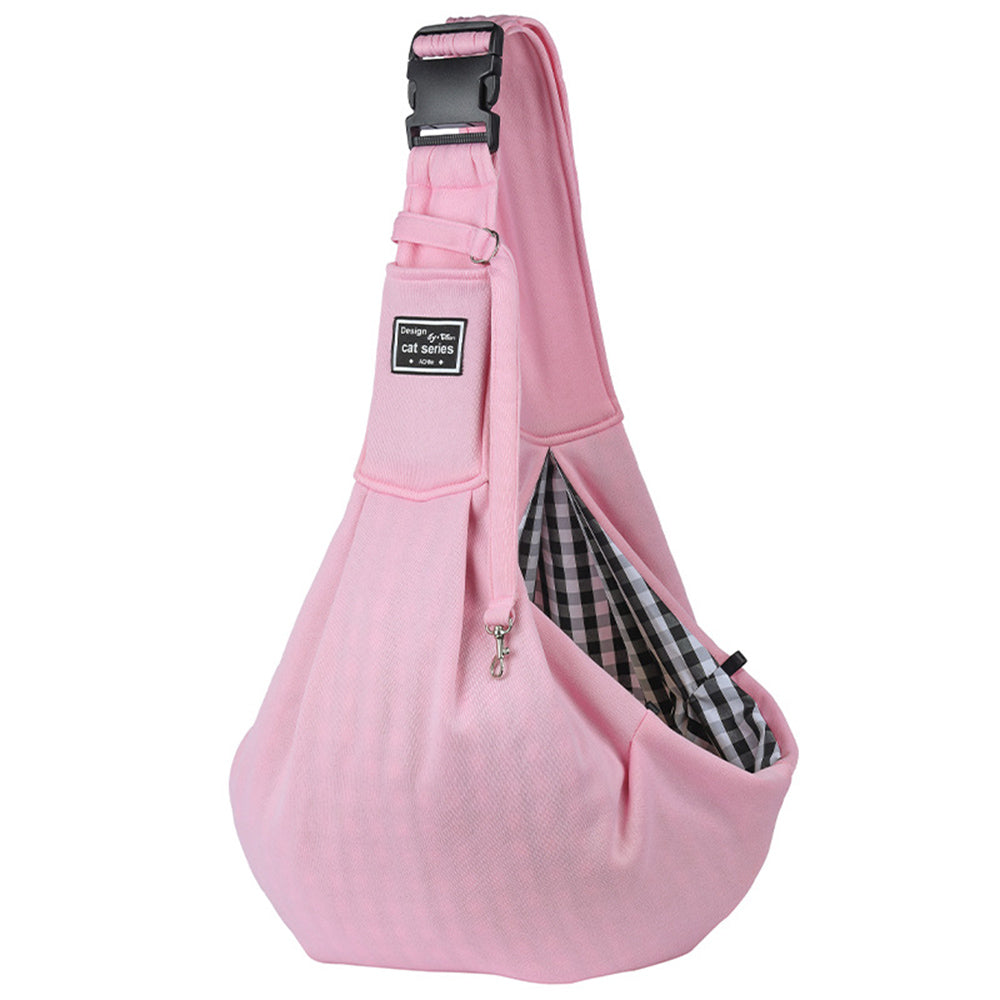 Pet Carrier Bag Outdoor Travel Shoulder Crossbody Cotton Sling Tote
