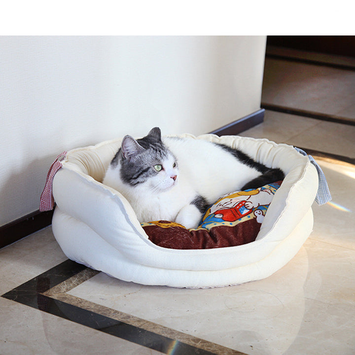 Winter Series Autumn Winter Pet Deep Sleep Nest Bed