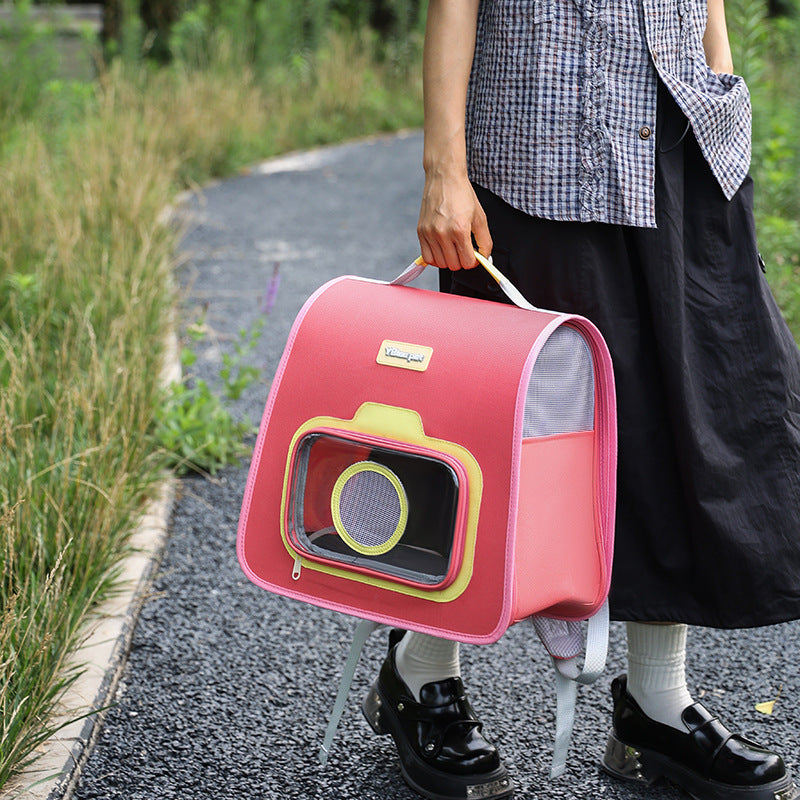 Portable Pet Backpack Travel Carrier Bag