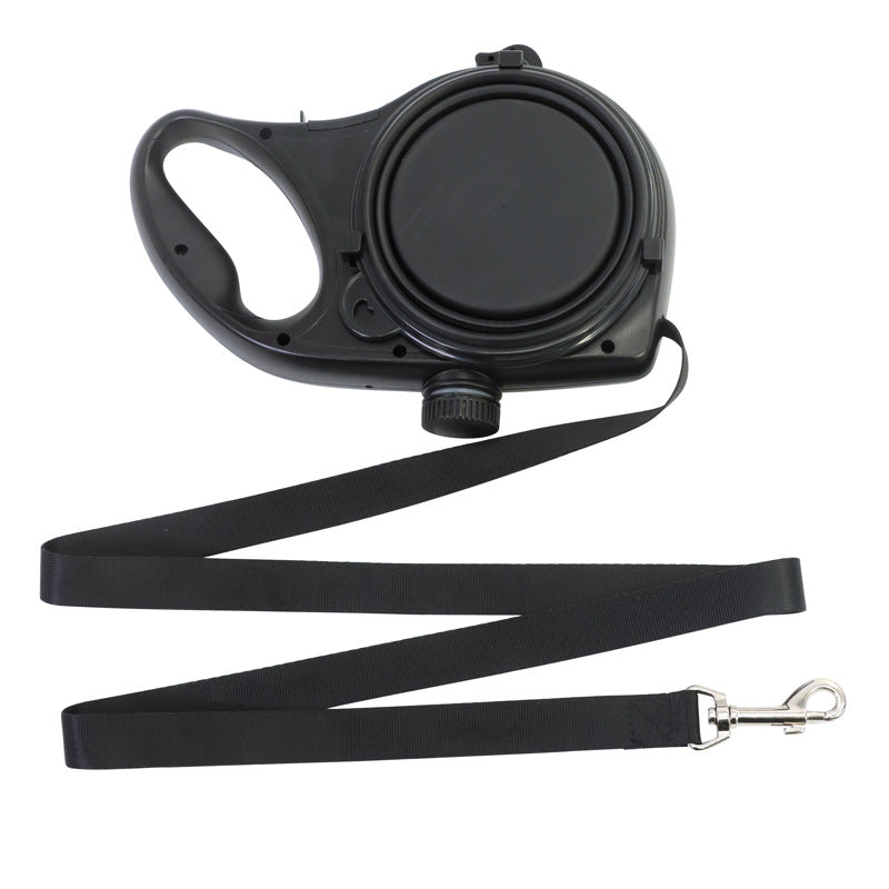 Pet 3 In 1 Outdoor Walking Water Bottle Leash Tool