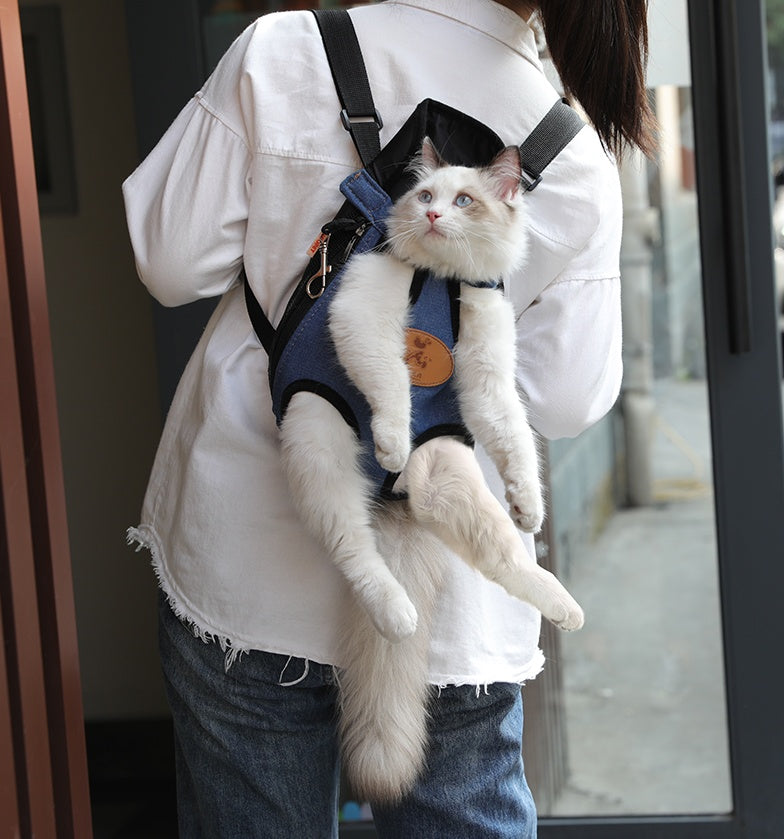 Portable Pet Backpack For Spring Outdoor Travel And Carrying