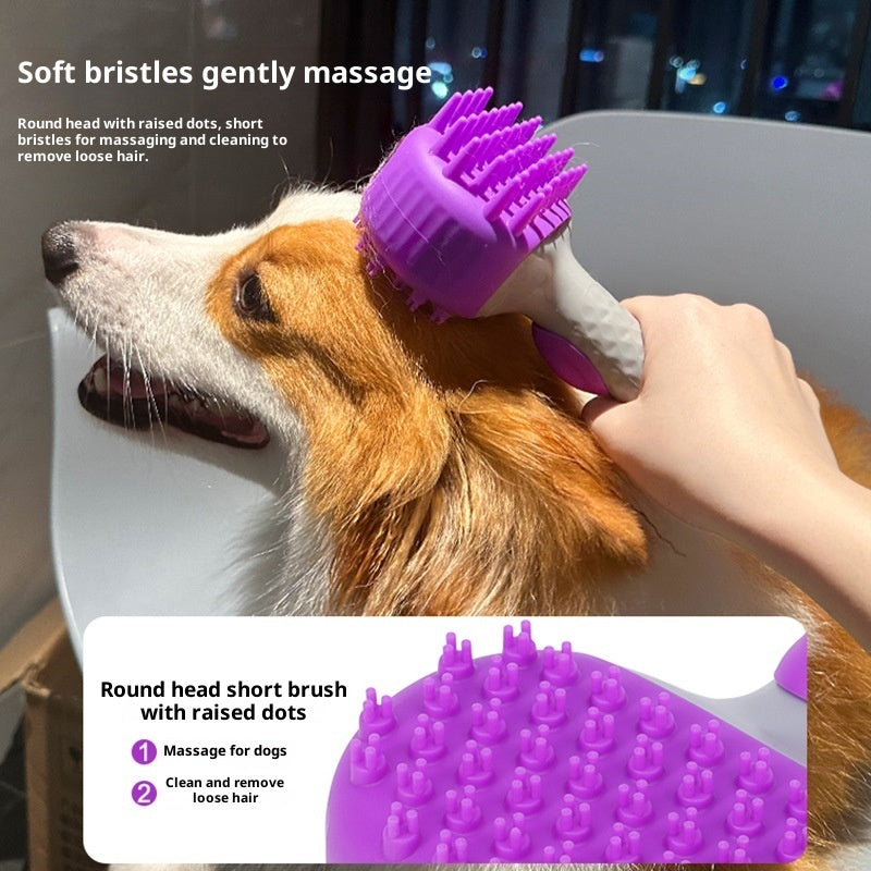 Pet Shower Brush Floating Bath Hair Cleaning Grooming Tool