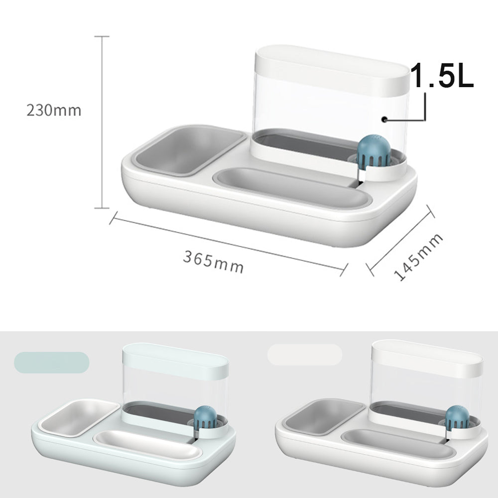 Automatic Animal Feeder Water Dispenser Integrated System