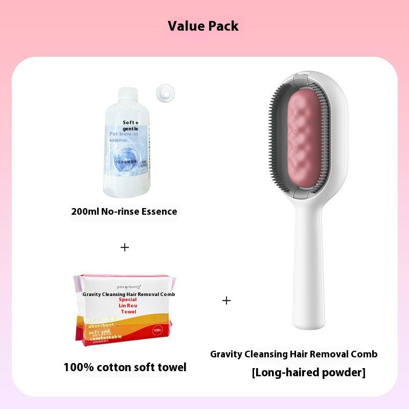 Pet Grooming Dematting Comb Hair Removal Brush With Tank For Pets