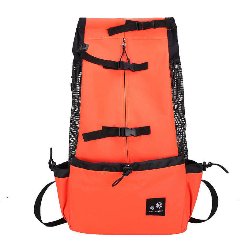 Pet Carrier Backpack Portable Travel Outdoor Double Shoulder Bag