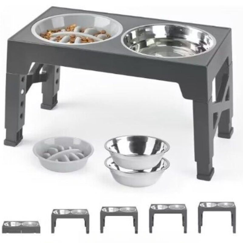 Pet Elevated Feeding Bowl Neck Protection Anti Tumble Suit