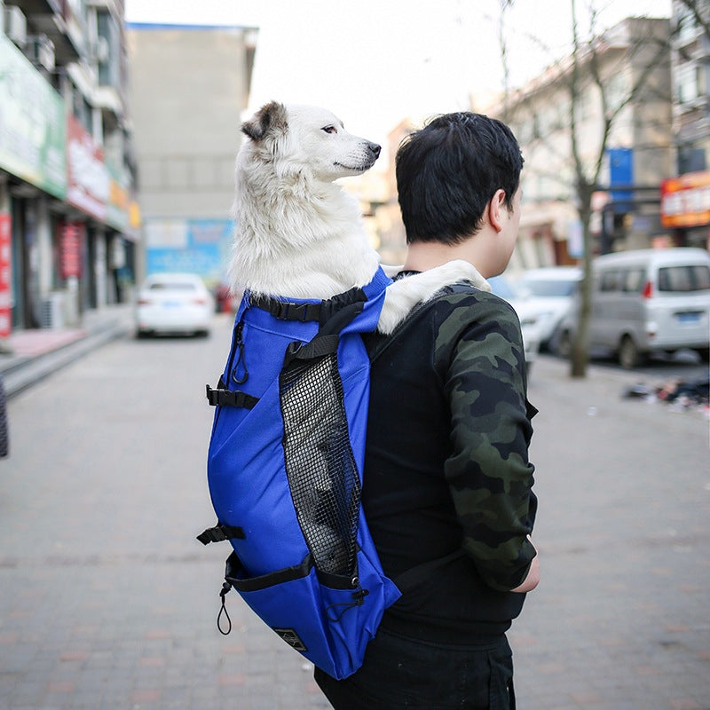 Pet Carrier Backpack Portable Travel Outdoor Double Shoulder Bag