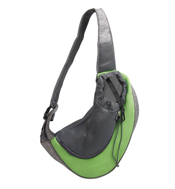 Pet Mesh Travel Carrier Handbag Sling Shoulder Bag Outdoor Tote