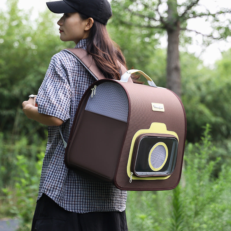 Portable Pet Backpack Travel Carrier Bag