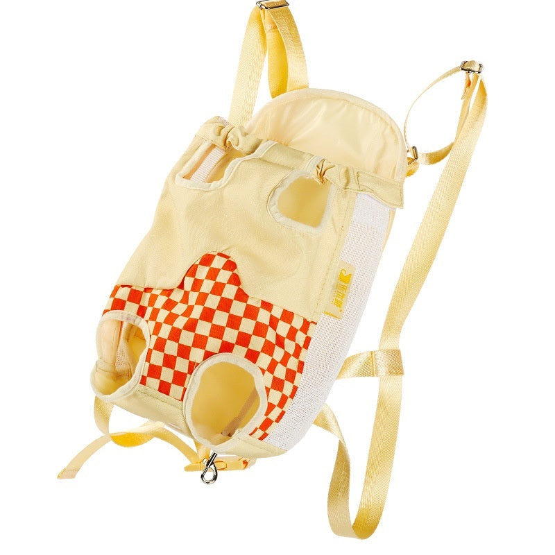 Portable Pet Chest Backpack Walking Travel Carrier Bag