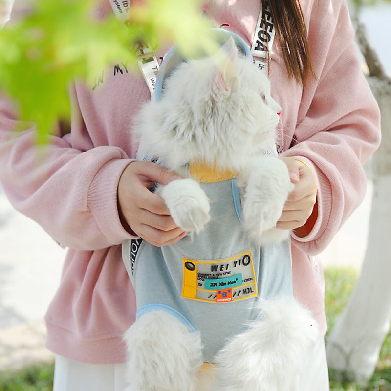 Portable Pet Shoulder Backpack Travel Carrying Bag