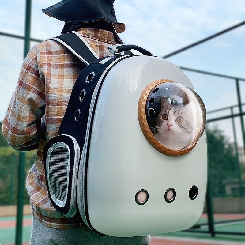 Large Space Capsule Pet Backpack Travel Carrier Bag