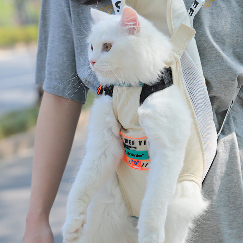 Portable Pet Shoulder Backpack Travel Carrying Bag