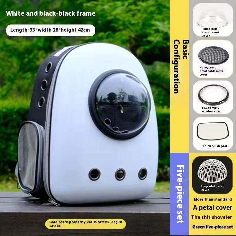 Large Space Capsule Pet Backpack Travel Carrier Bag