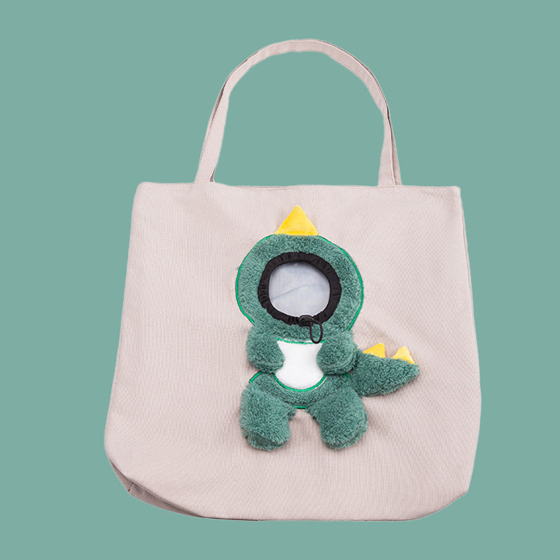 Animal Shaped Pet Backpack Portable Off Shoulder Carrier Bag
