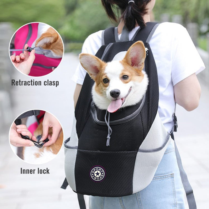 Pet Portable Travel Backpack Outdoor Carrier Bag