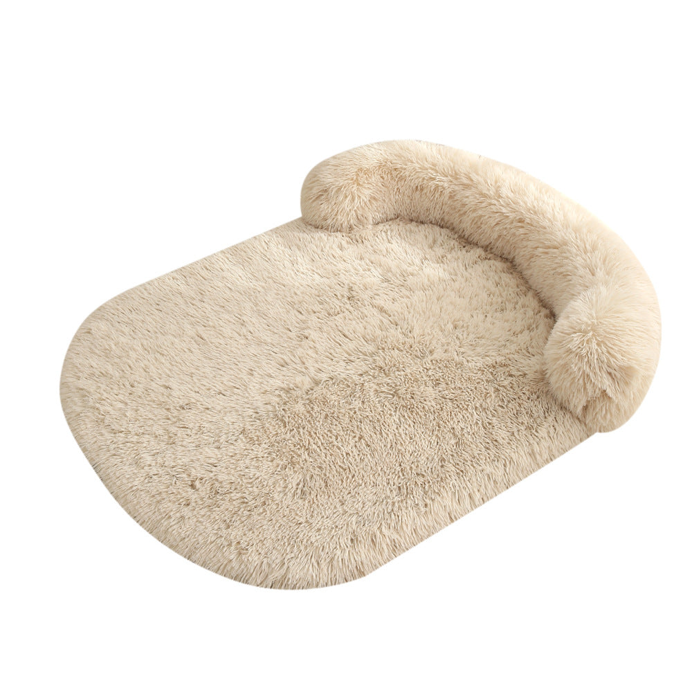 Plush Pet House Bed With Warm Soft Cushion Comfort