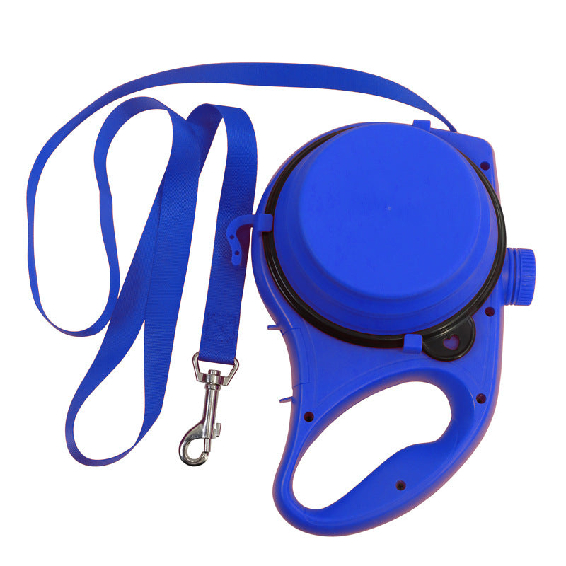 Pet 3 In 1 Outdoor Walking Water Bottle Leash Tool