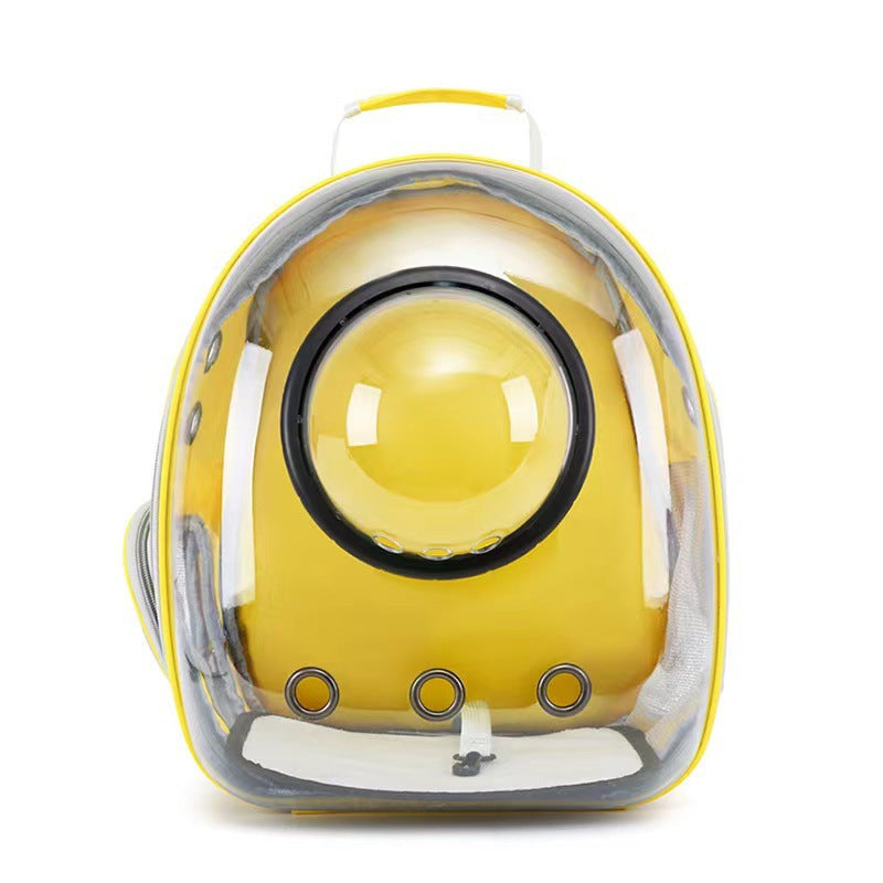 Transparent Skylight Pet Backpack Breathable Large Capacity Travel Carrier Bag