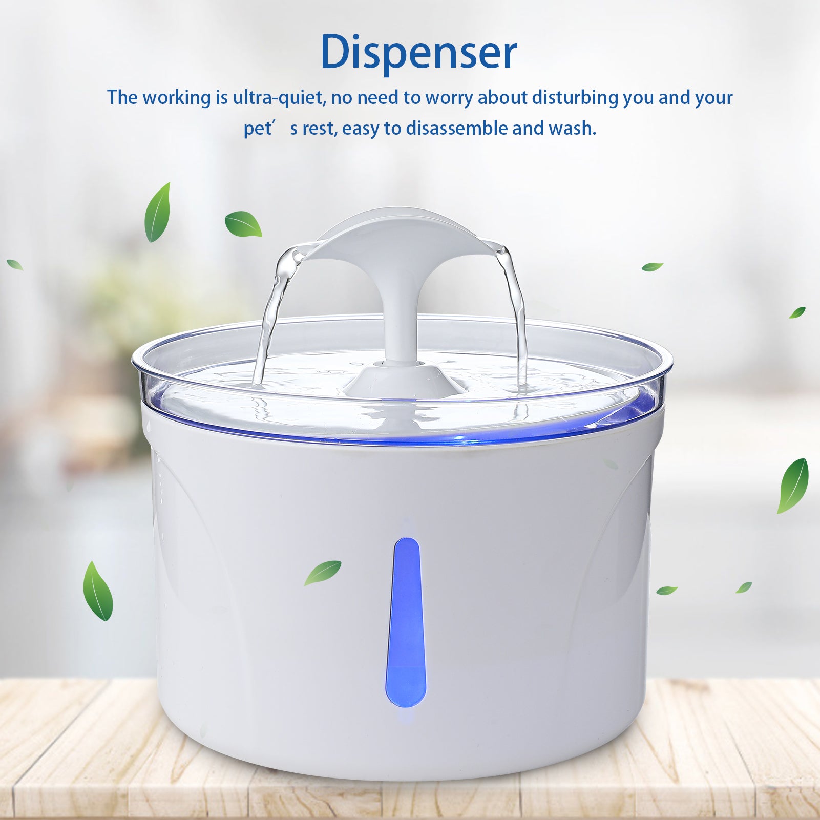 Automatic Circulating Water Pet Drinking Basin Feeder