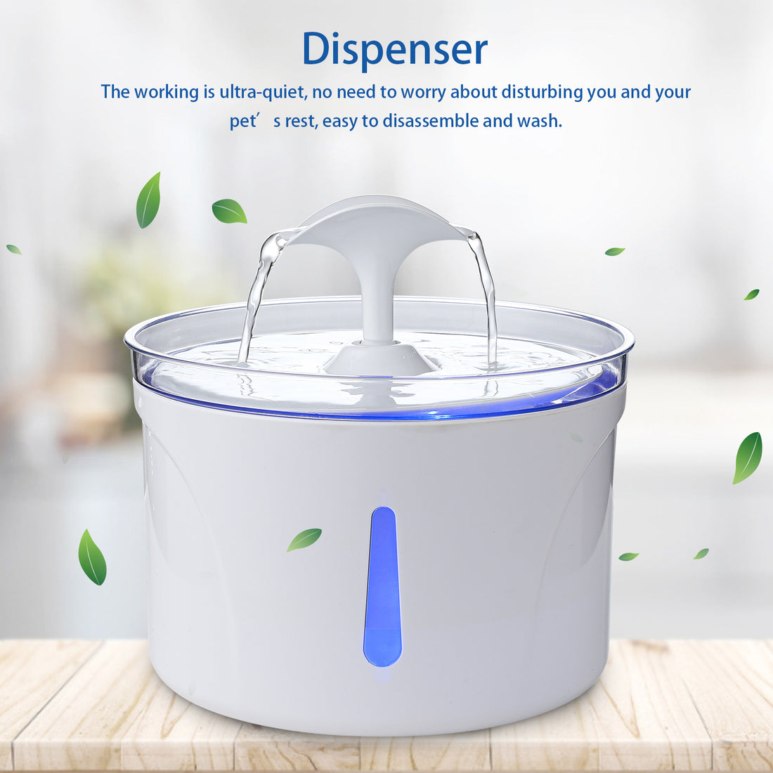 Automatic Circulating Water Pet Drinking Basin Feeder
