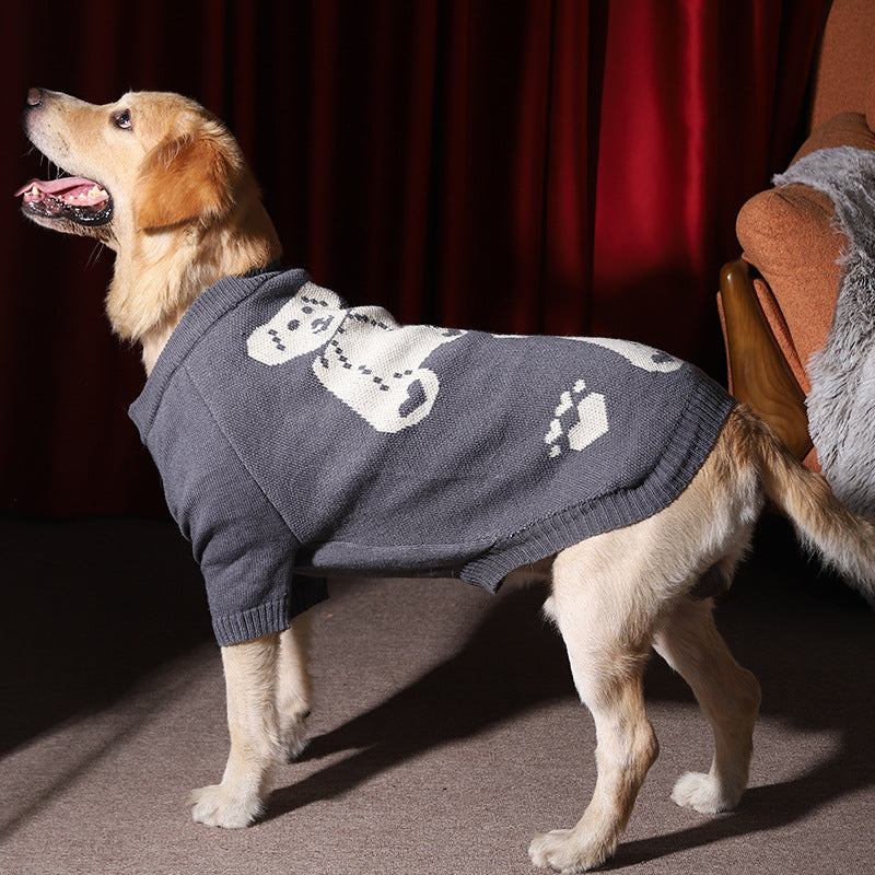 Winter Warm Large Pet Thick Sweater Clothing